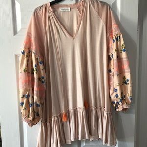 Goodnight Macaroon blush pink blouse/dress